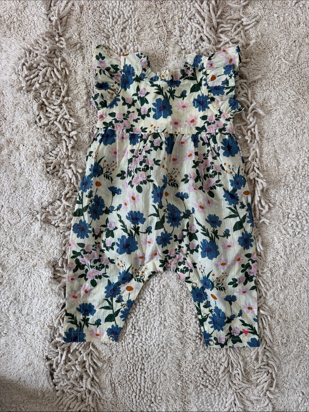 Pink Chicken Floral jennifer jumper nwt  in Blue and Pink size 3/6 mos